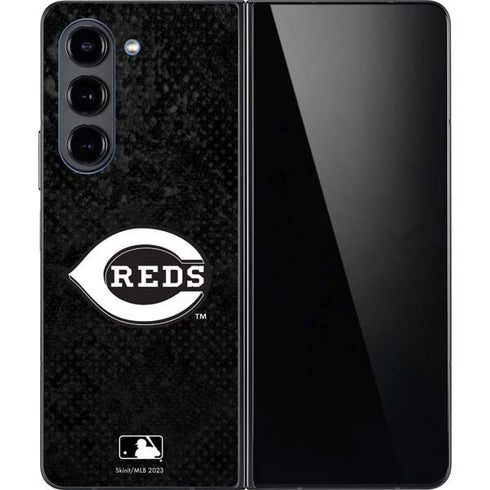 MLB Cincinnati Reds Dark Wash Galaxy Z Fold5 5G Skin